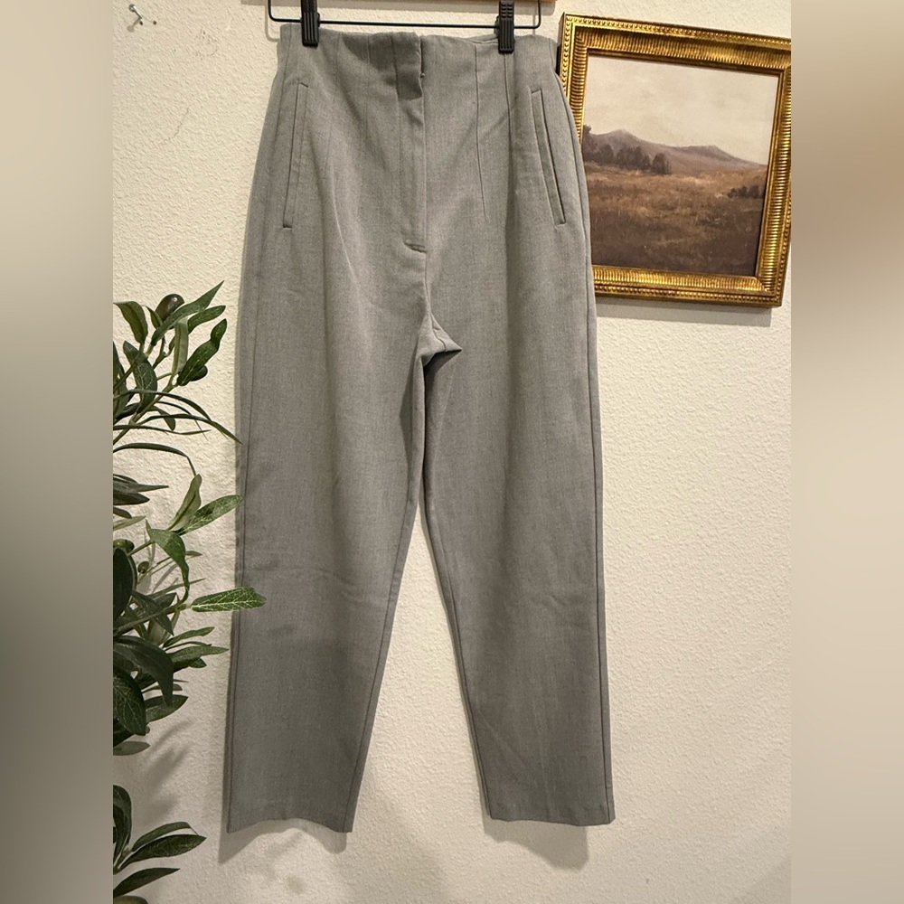 Zara Elegant Gray Trousers
